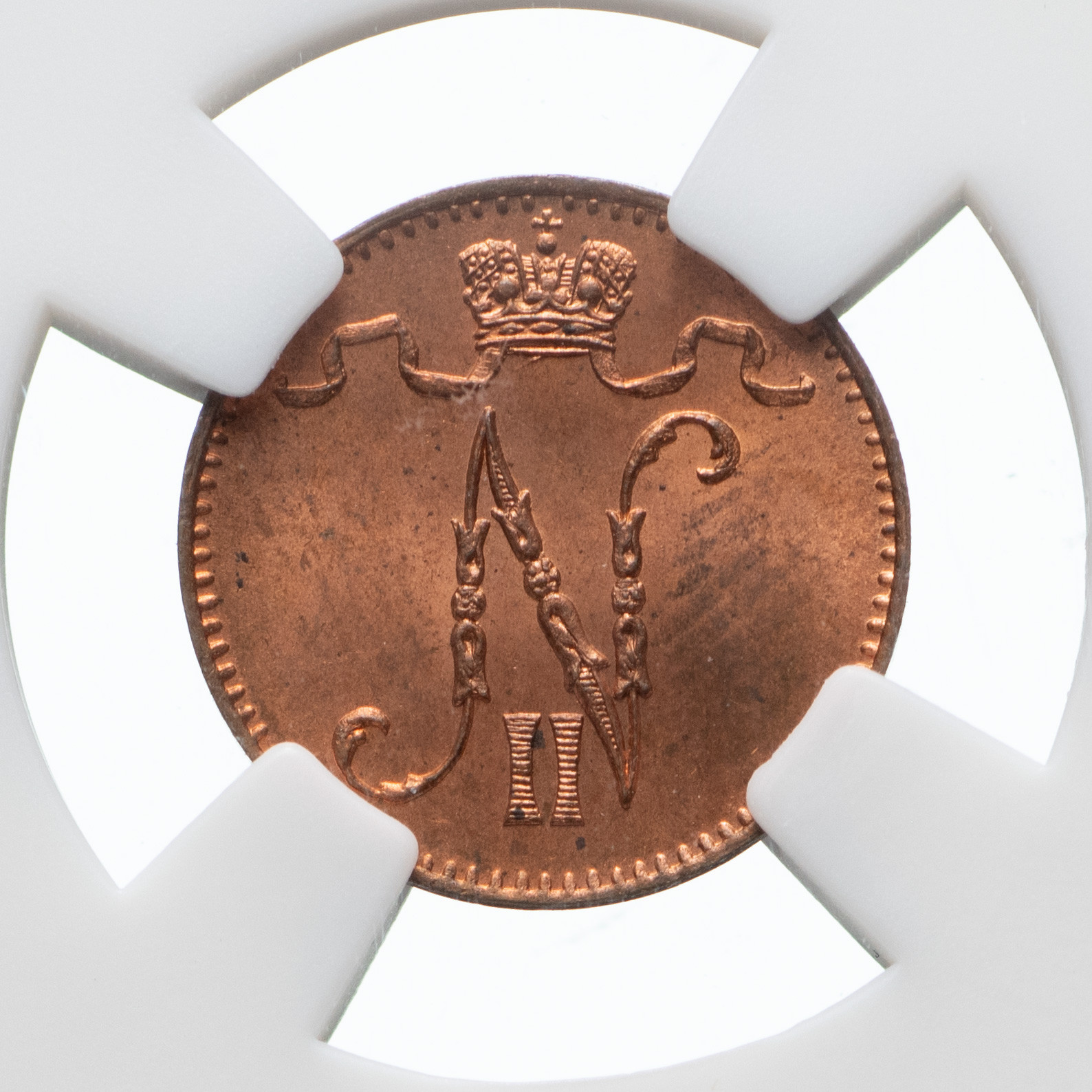 1 пенни 1895 года Для Финляндии