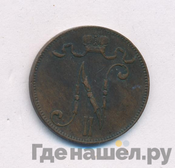 5 пенни 1898 года Для Финляндии