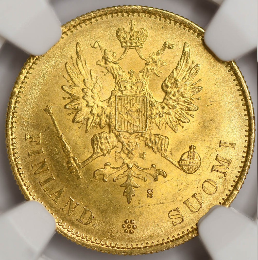 10 марок 1878 года S Для Финляндии