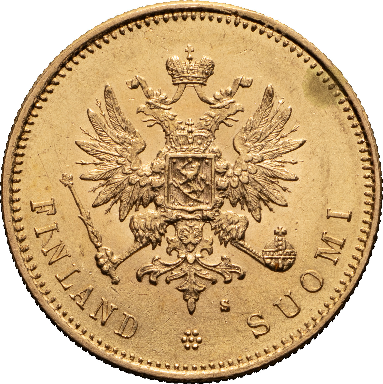 20 марок 1879 года S Для Финляндии