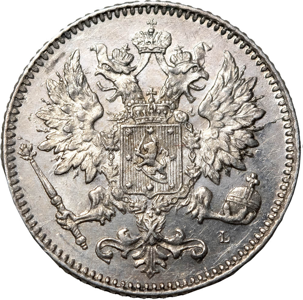 25 пенни 1899 года L Для Финляндии