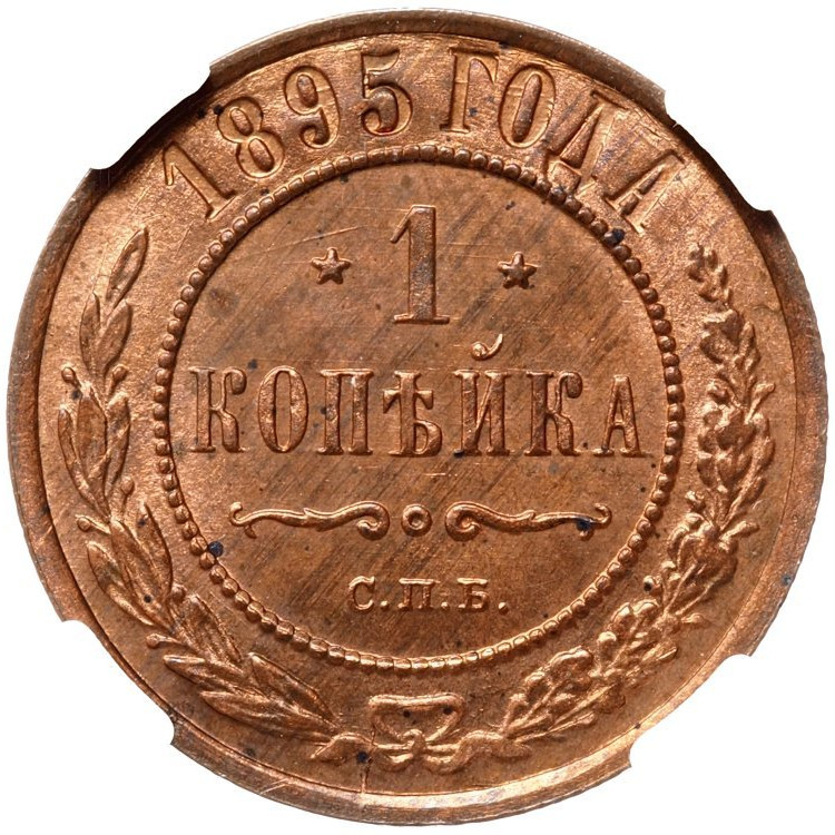 1 копейка 1895 года СПБ