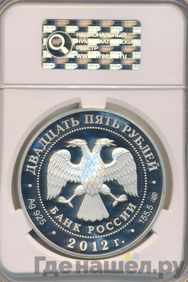25 рублей 2012 года СПМД Отечественная война 1812 года - Партизаны