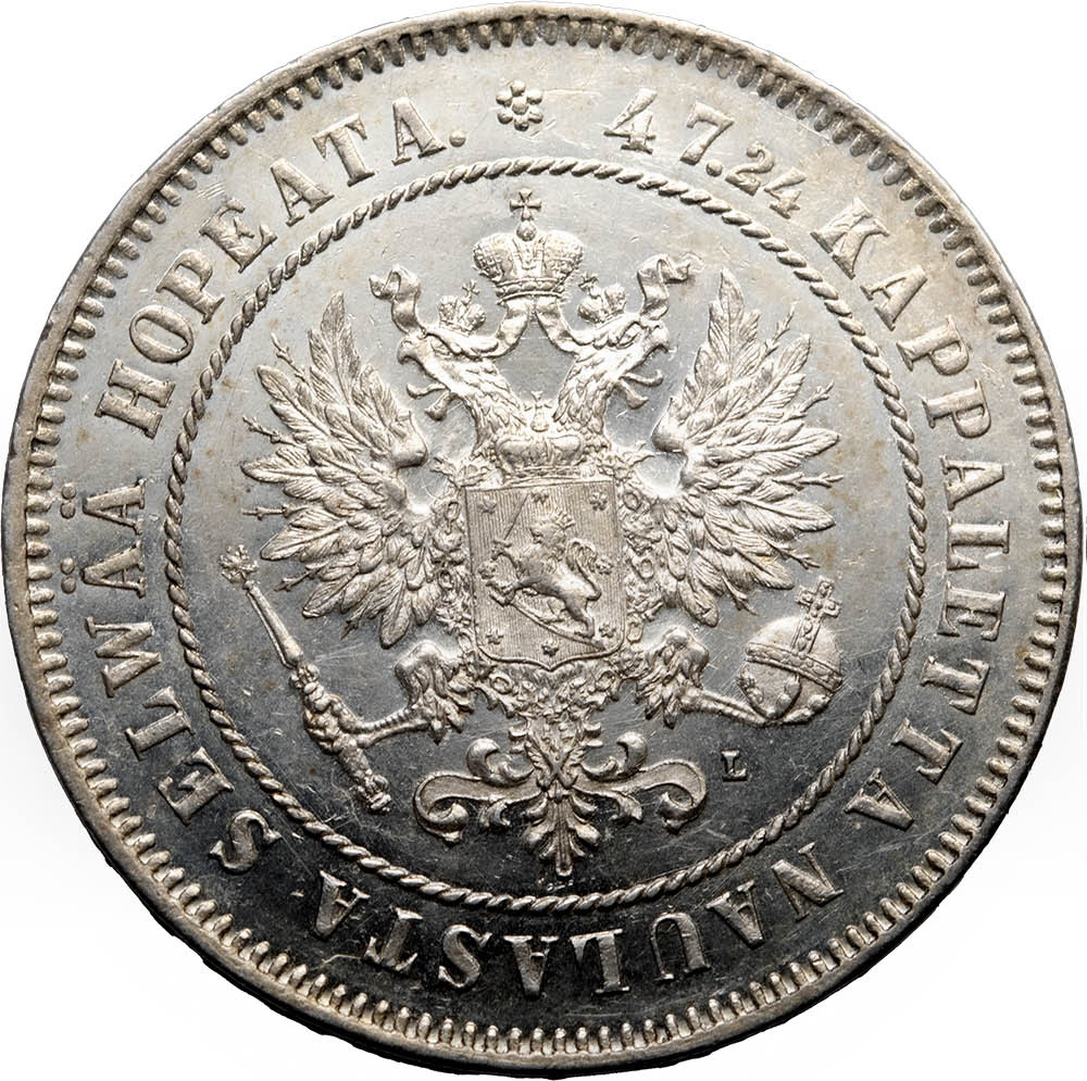 2 марки 1908 года L Для Финляндии