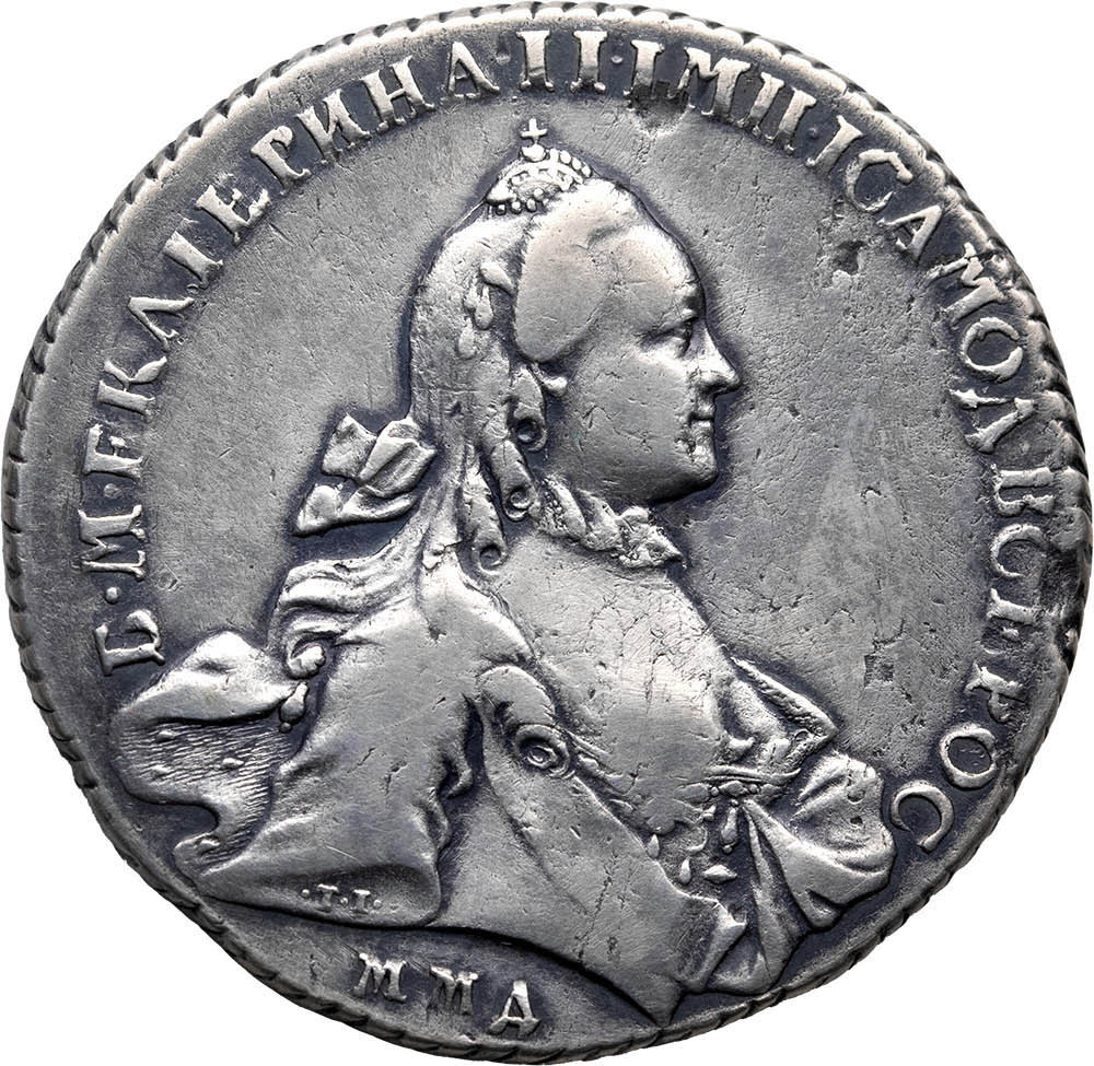 1 рубль 1762 года