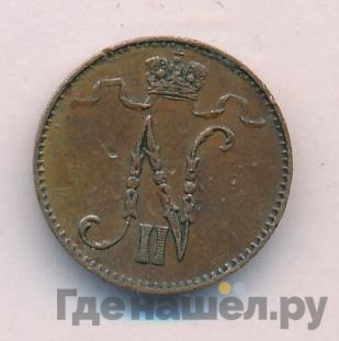 1 пенни 1895 года Для Финляндии