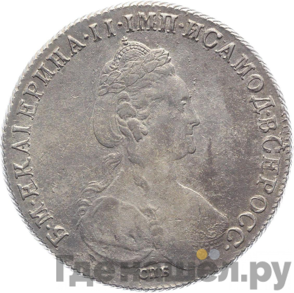 1 рубль 1782 года