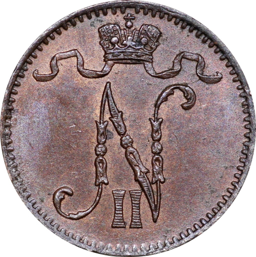 1 пенни 1899 года Для Финляндии