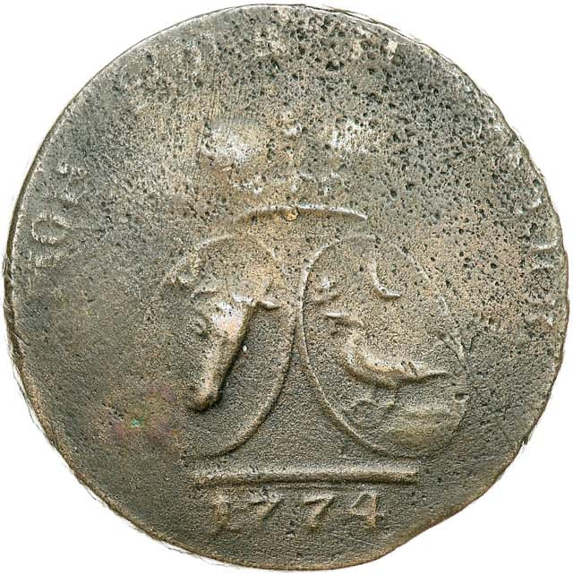 2 пара - 3 копейки 1773 года