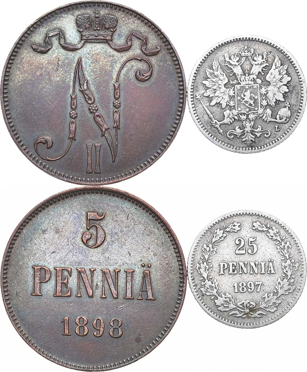 25 пенни 1897 года L Для Финляндии