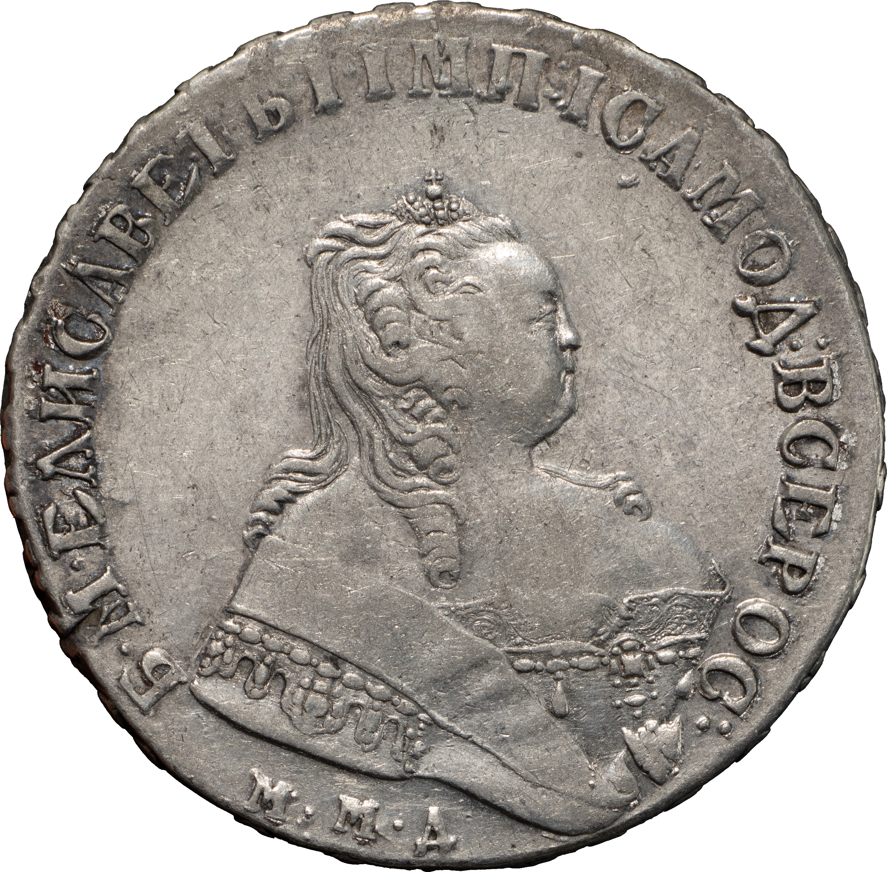 1 рубль 1749 года