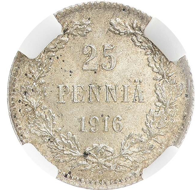 25 пенни 1916 года S Для Финляндии