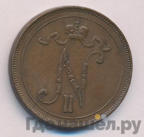 10 пенни 1914 года Для Финляндии