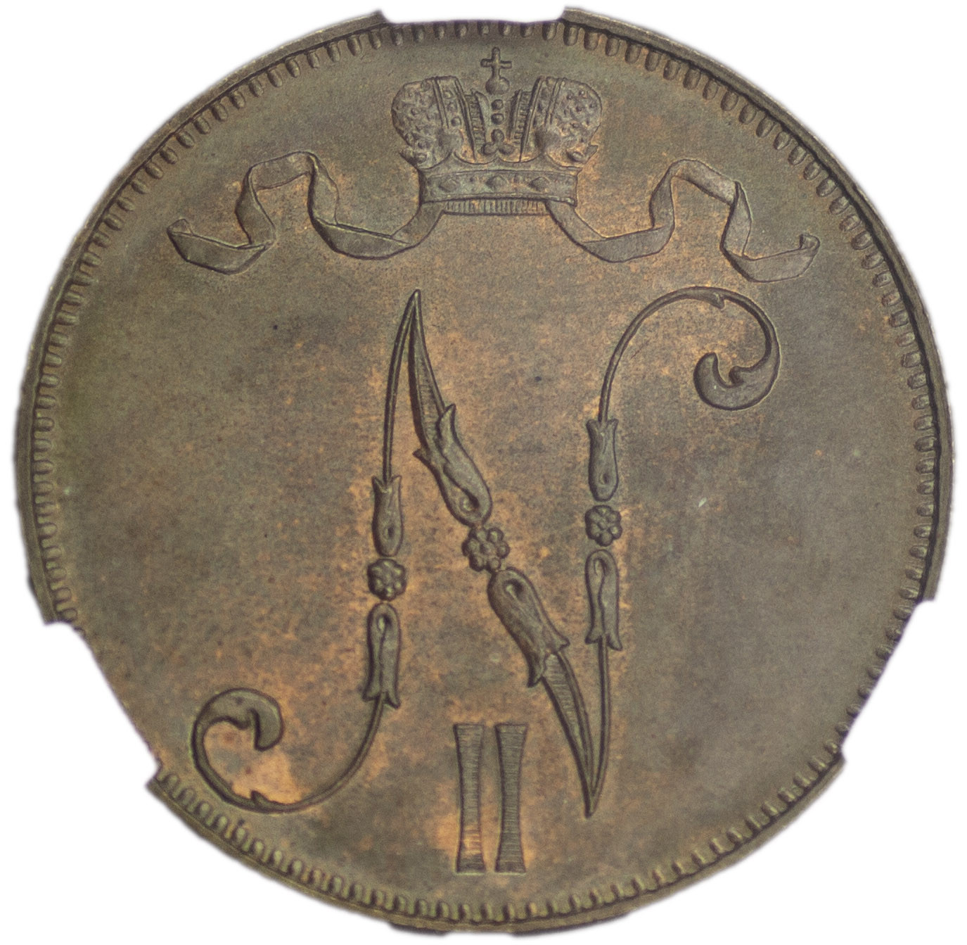 5 пенни 1901 года Для Финляндии