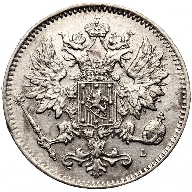 25 пенни 1898 года L Для Финляндии