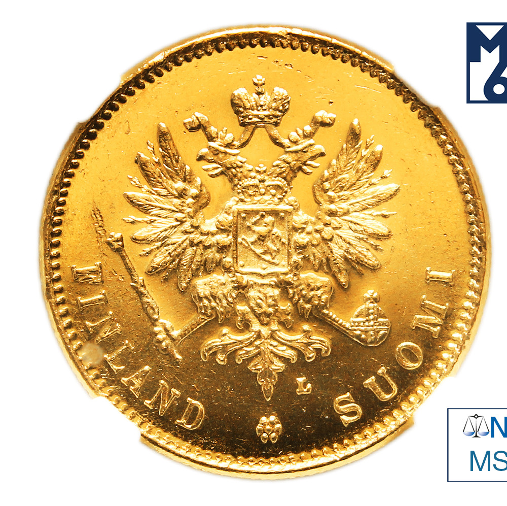 20 марок 1910 года L Для Финляндии