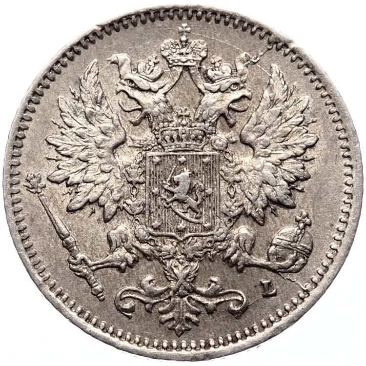 25 пенни 1897 года L Для Финляндии