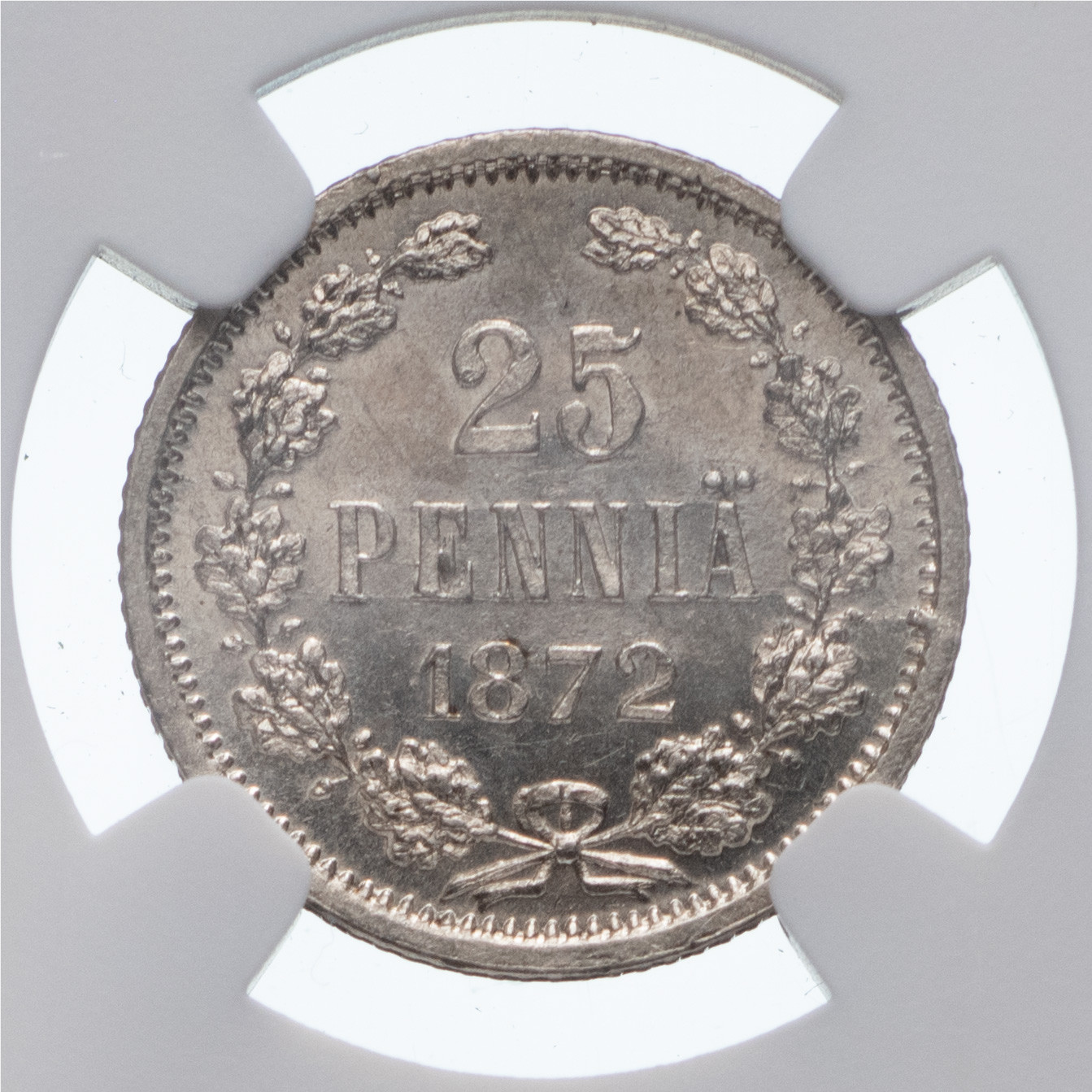 25 пенни 1872 года S Для Финляндии