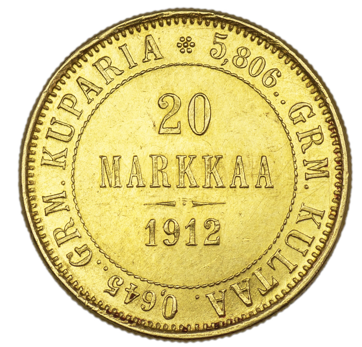 20 марок 1912 года