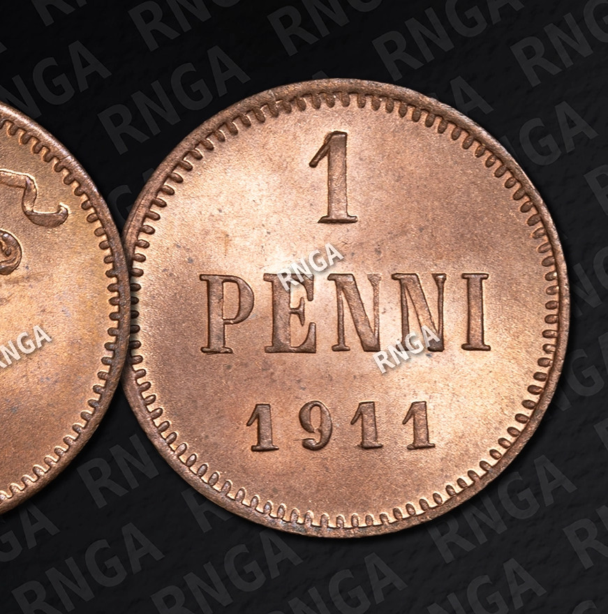 1 пенни 1911 года Для Финляндии