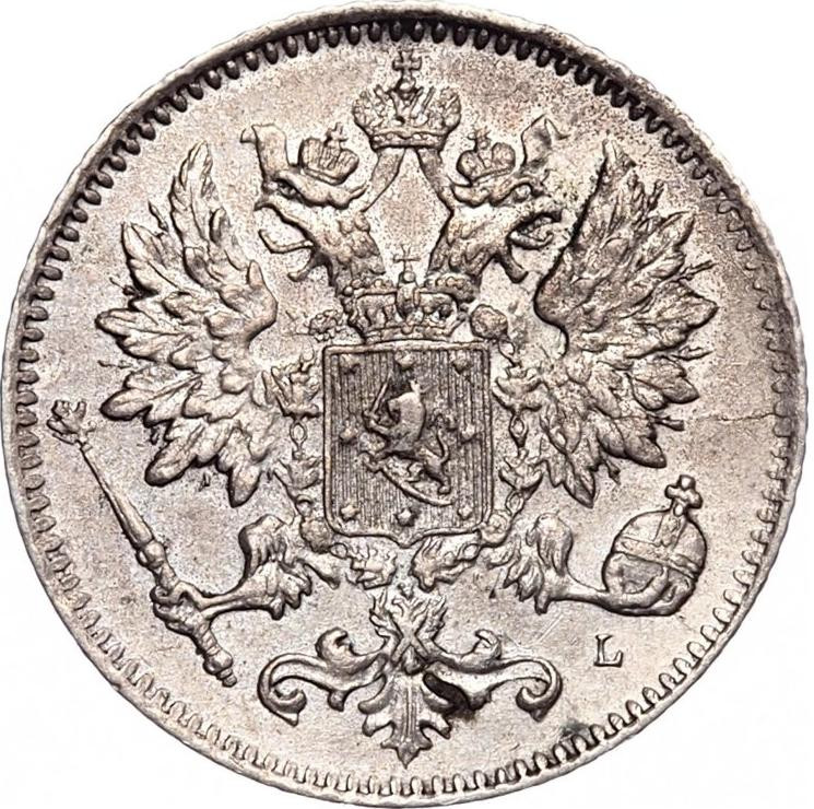 25 пенни 1898 года L Для Финляндии