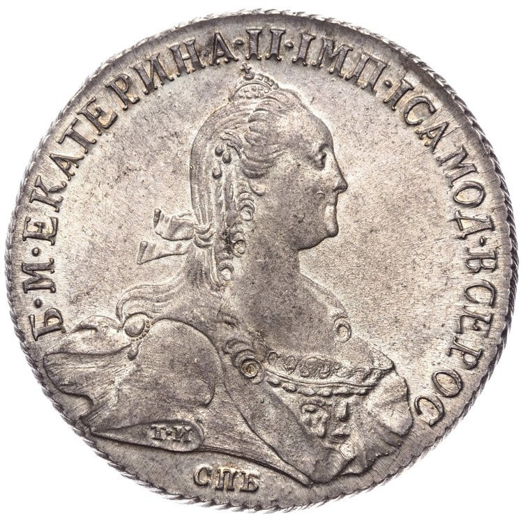 1 рубль 1774 года СПБ ТИ ФЛ