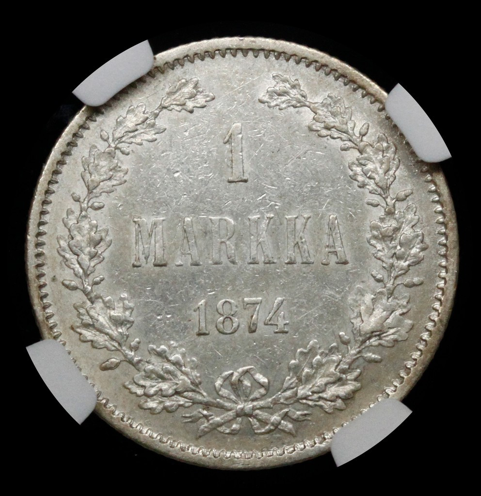 1 марка 1874 года S Для Финляндии