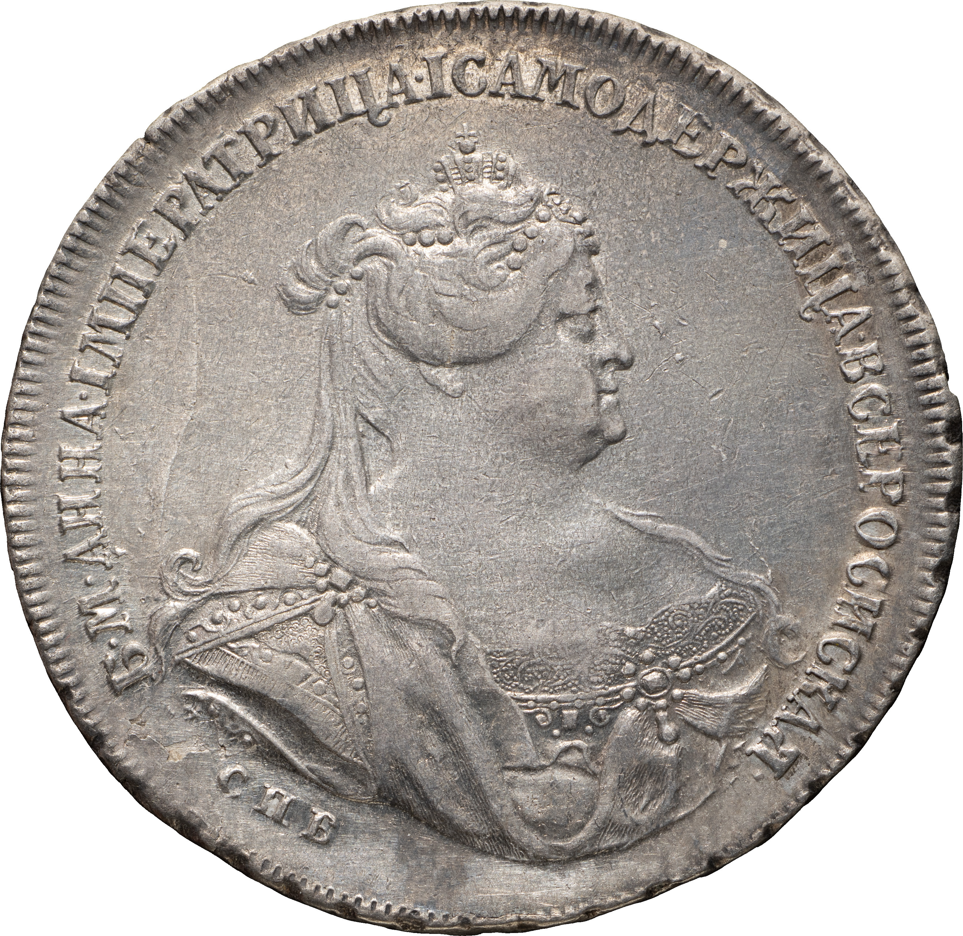 1 рубль 1739 года