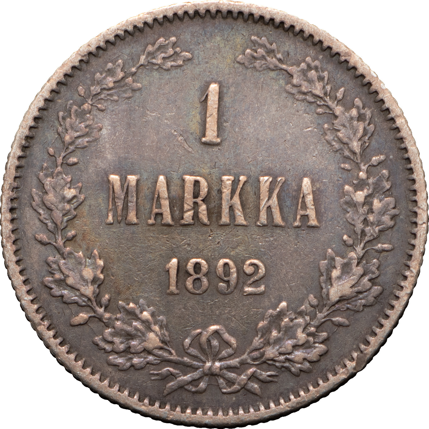 1 марка 1892 года L Для Финляндии