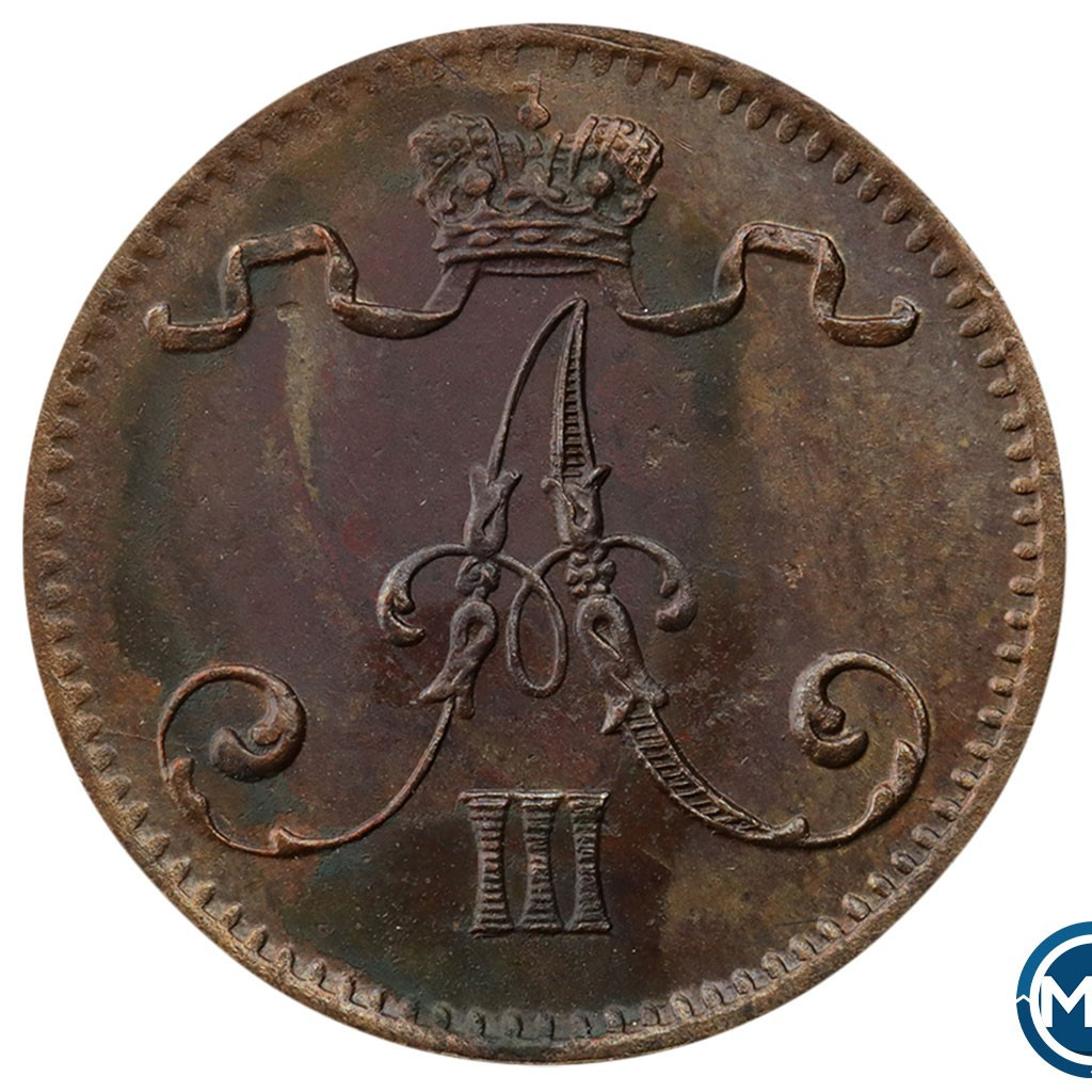 1 пенни 1881 года Для Финляндии