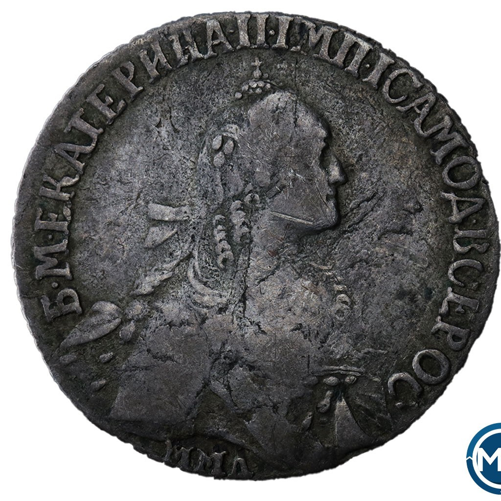 Полуполтинник 1767 года ММД EI