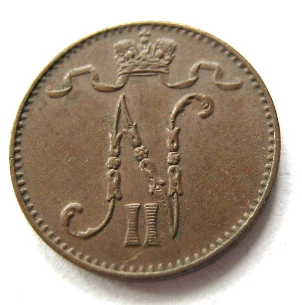 1 пенни 1905 года Для Финляндии