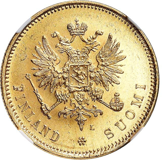 20 марок 1911 года L Для Финляндии