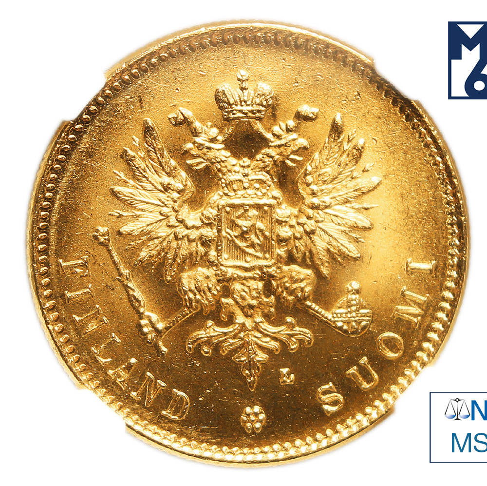 20 марок 1910 года L Для Финляндии