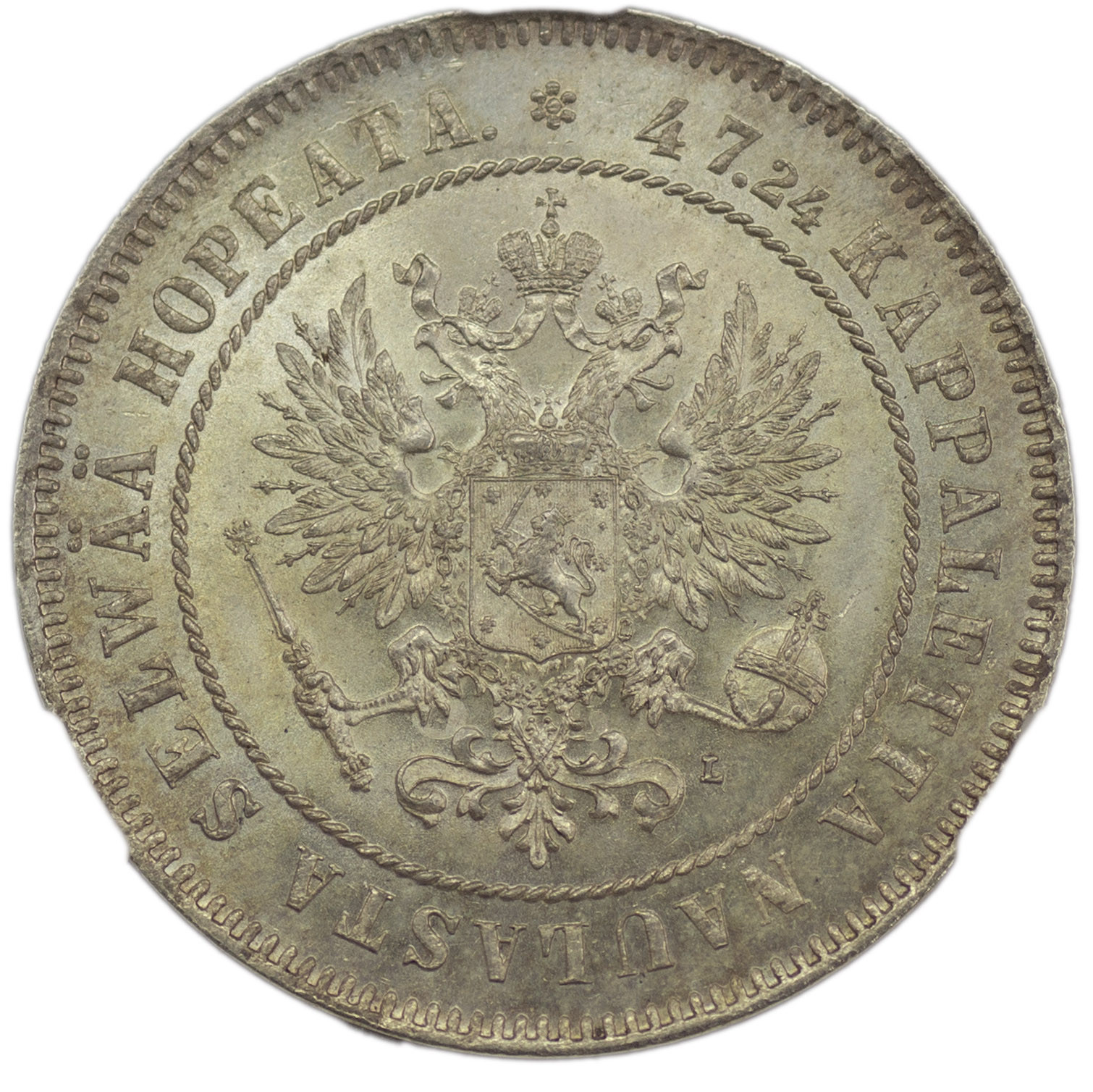 2 марки 1908 года L Для Финляндии