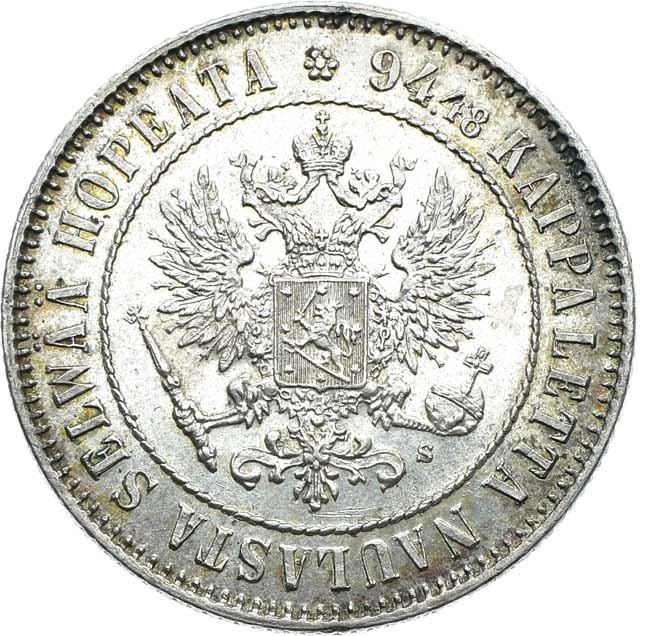 1 марка 1915 года S Для Финляндии