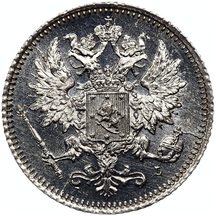 25 пенни 1891 года L Для Финляндии