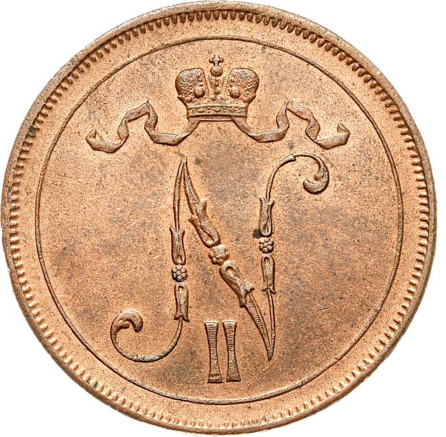 10 пенни 1916 года Для Финляндии