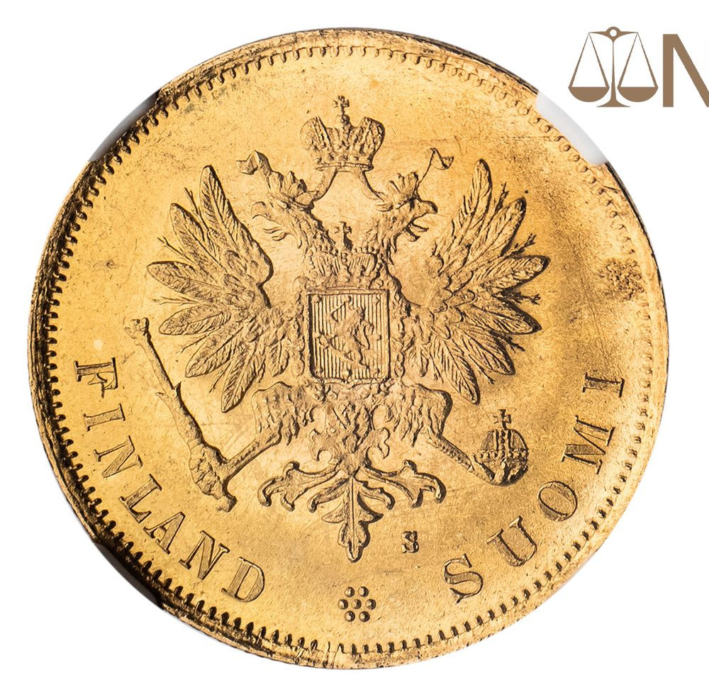 10 марок 1879 года S Для Финляндии