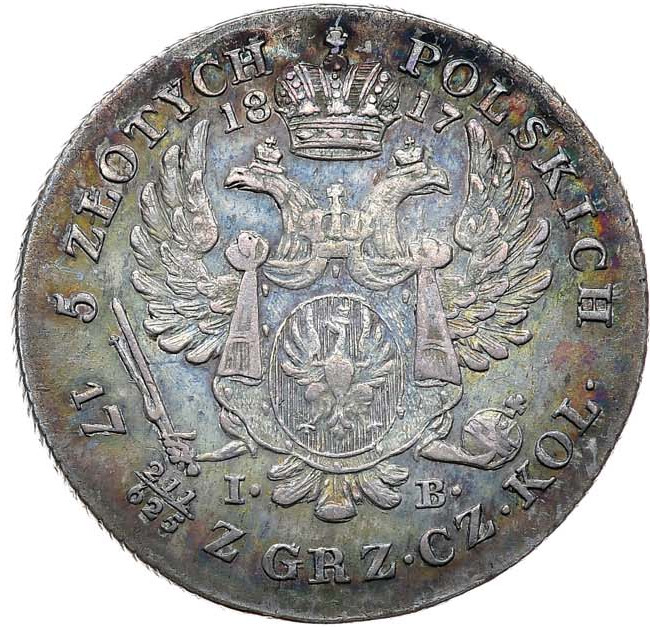 5 злотых 1817 года