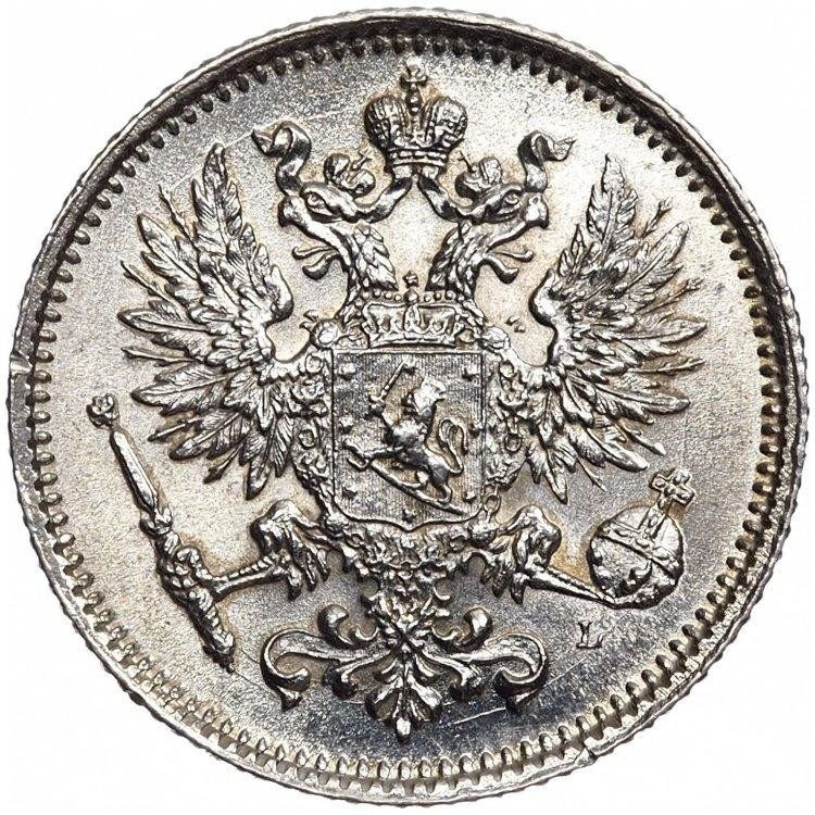 50 пенни 1890 года L Для Финляндии