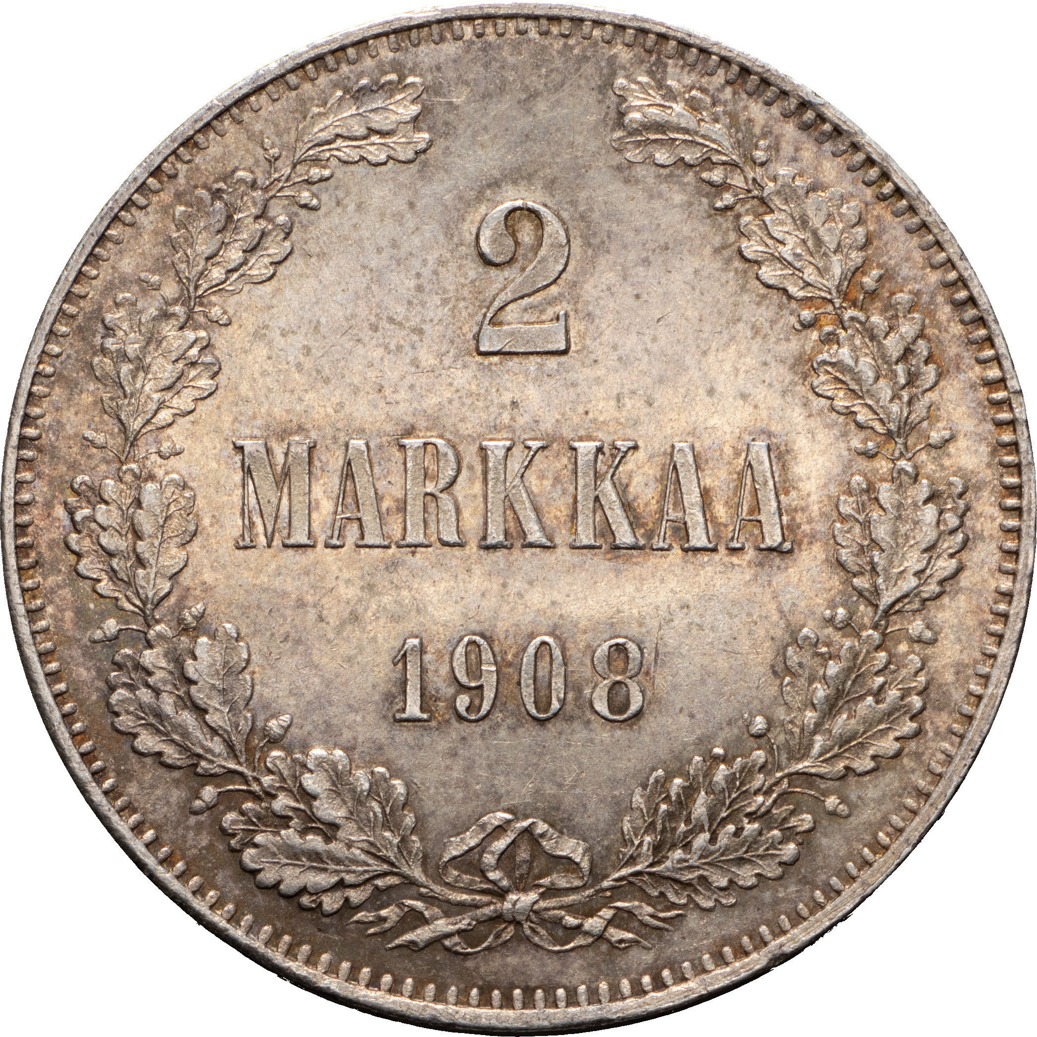 2 марки 1908 года L Для Финляндии