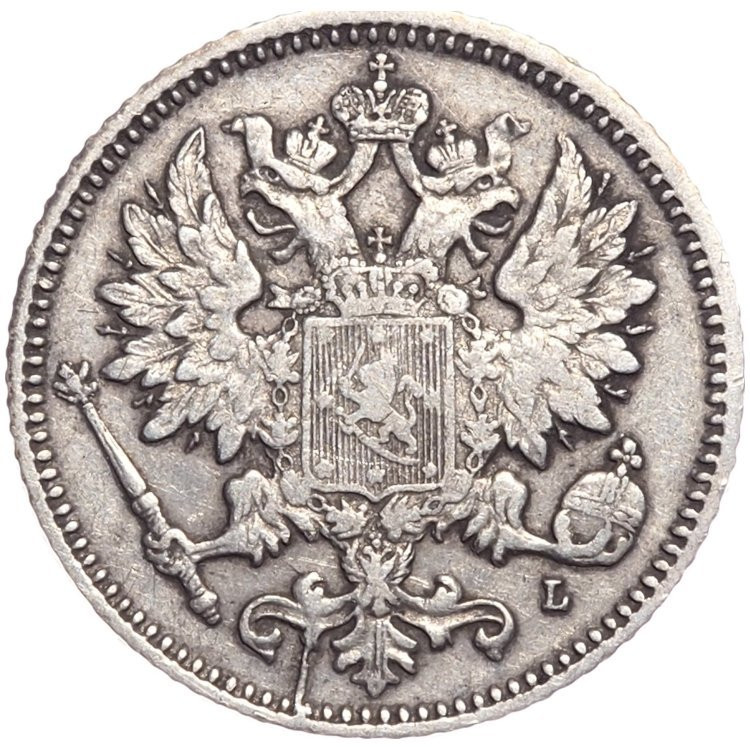 25 пенни 1890 года L Для Финляндии