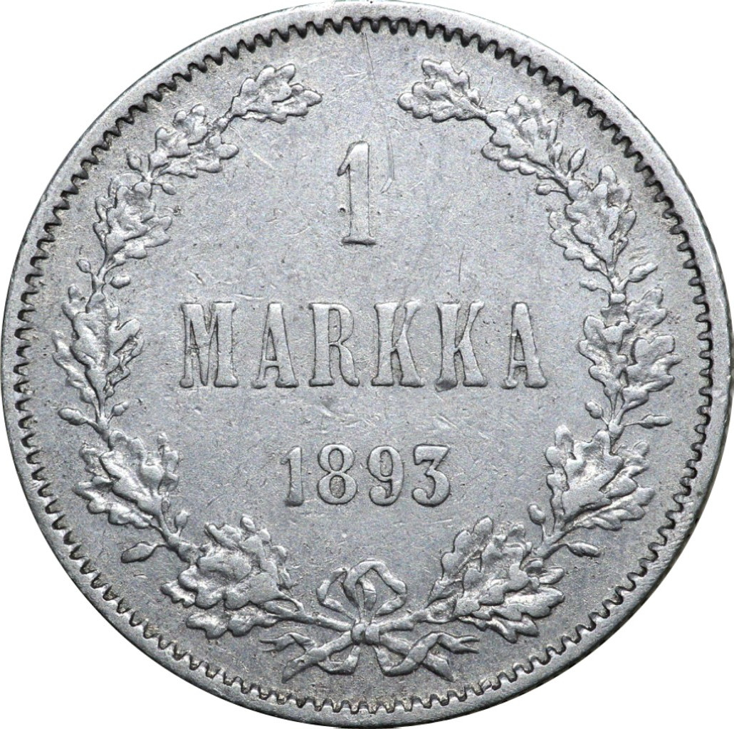 1 марка 1893 года L Для Финляндии