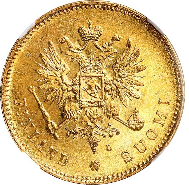 20 марок 1911 года L Для Финляндии