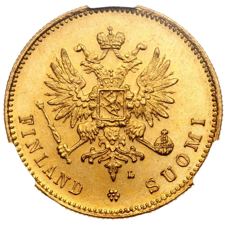 20 марок 1911 года L Для Финляндии