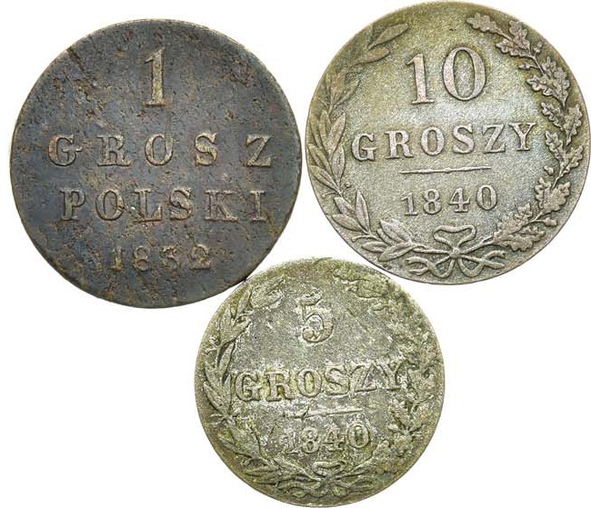 1 грош 1832 года