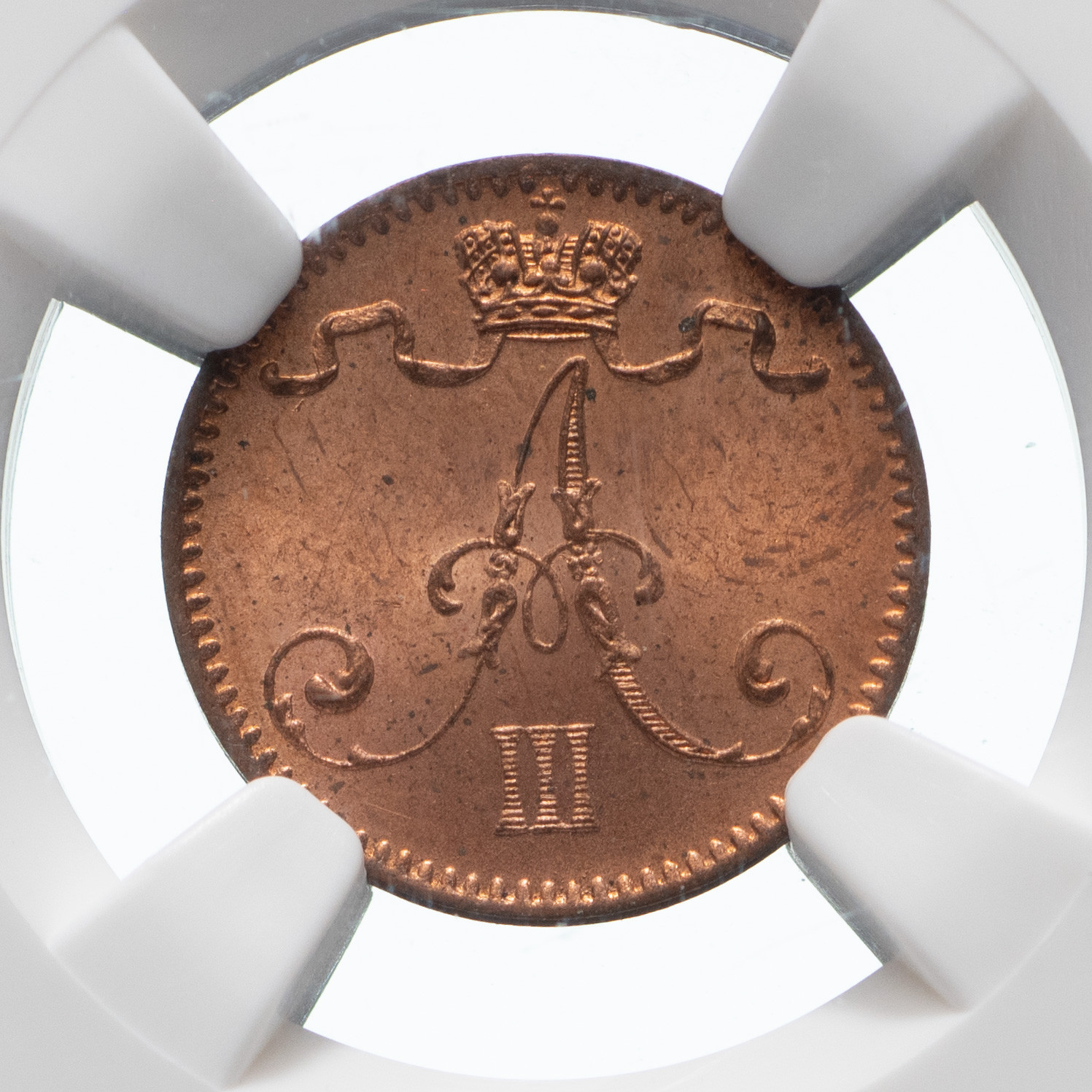 1 пенни 1893 года Для Финляндии