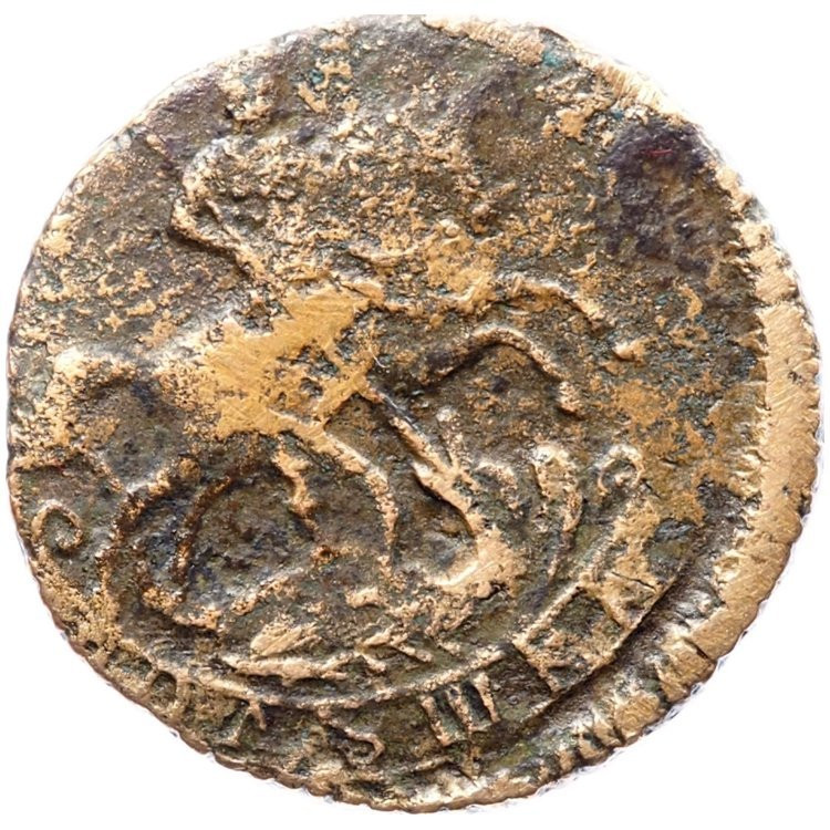 Полушка 1757 года