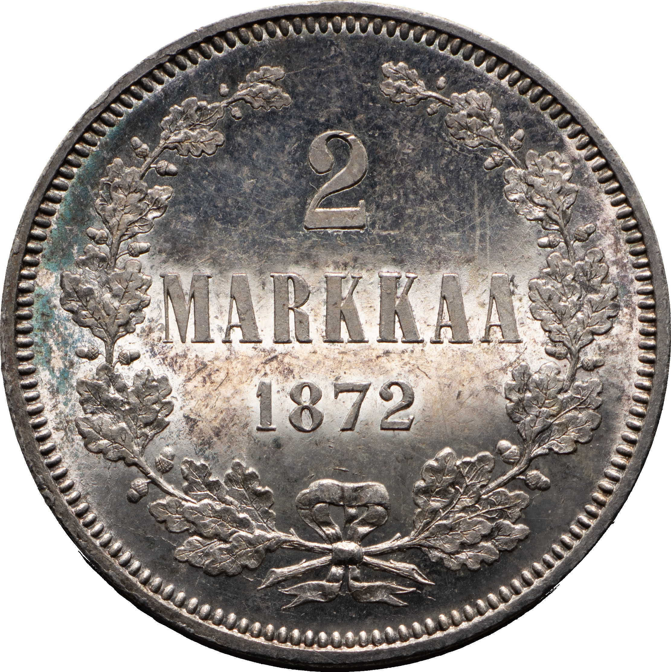 2 марки 1872 года S Для Финляндии